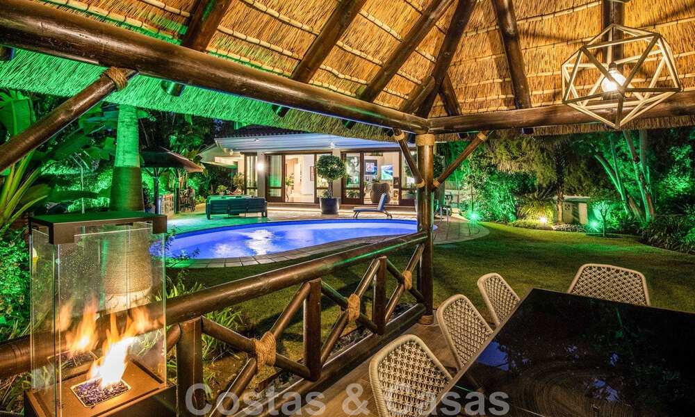 Unique, Mediterranean luxury villa for sale with golf course views in coveted residential area in La Quinta, Benahavis - Marbella 48502