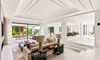 Designer villa for sale surrounded by golf courses in Nueva Andalucia's golf valley, Marbella 48755 