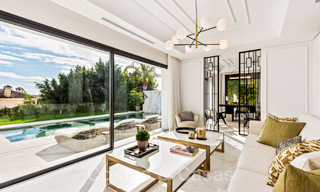 Designer villa for sale surrounded by golf courses in Nueva Andalucia's golf valley, Marbella 48758 