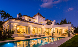 Designer villa for sale surrounded by golf courses in Nueva Andalucia's golf valley, Marbella 48772 