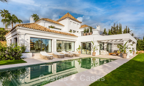 Designer villa for sale surrounded by golf courses in Nueva Andalucia's golf valley, Marbella 48792