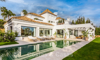 Designer villa for sale surrounded by golf courses in Nueva Andalucia's golf valley, Marbella 48792 