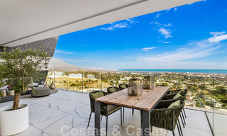 Move-in ready, contemporary 3-bedroom apartment for sale with sweeping sea views in the hills of Benahavis - Marbella 46139 