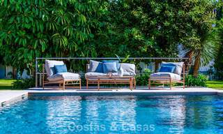 Traditional, Spanish luxury villa for sale, on second-line golf in prestigious residential area in Nueva Andalucia, Marbella 775940 