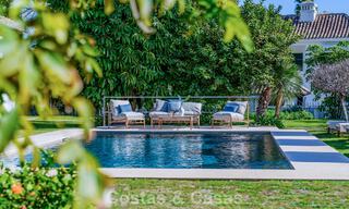 Traditional, Spanish luxury villa for sale, on second-line golf in prestigious residential area in Nueva Andalucia, Marbella 775941 