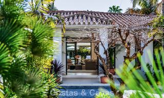 Traditional, Spanish luxury villa for sale, on second-line golf in prestigious residential area in Nueva Andalucia, Marbella 775942 