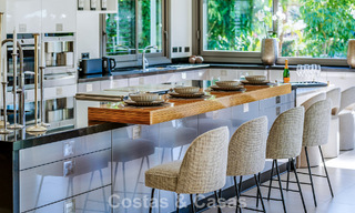 Traditional, Spanish luxury villa for sale, on second-line golf in prestigious residential area in Nueva Andalucia, Marbella 775943 