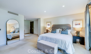 Traditional, Spanish luxury villa for sale, on second-line golf in prestigious residential area in Nueva Andalucia, Marbella 775964 