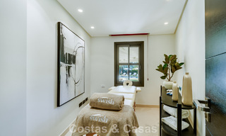 Traditional, Spanish luxury villa for sale, on second-line golf in prestigious residential area in Nueva Andalucia, Marbella 775967 