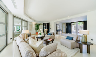 Traditional, Spanish luxury villa for sale, on second-line golf in prestigious residential area in Nueva Andalucia, Marbella 775970 