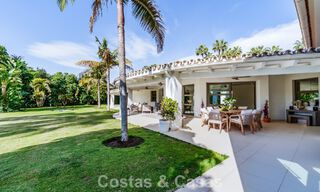 Traditional, Spanish luxury villa for sale, on second-line golf in prestigious residential area in Nueva Andalucia, Marbella 775978 