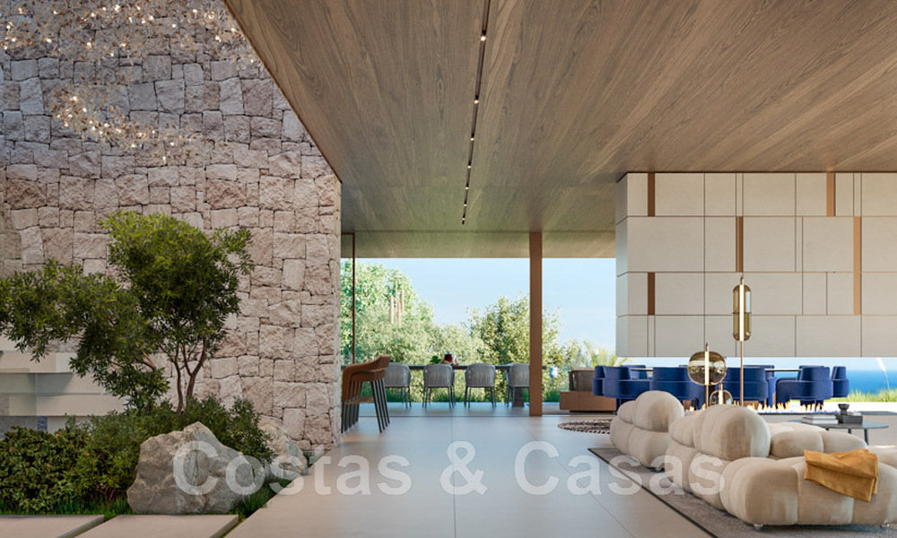 Majestic, contemporary new villa for sale with sublime sea views in the hills of La Quinta in Benahavis - Marbella 46438