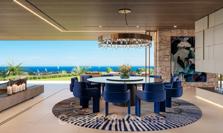 Majestic, contemporary new villa for sale with sublime sea views in the hills of La Quinta in Benahavis - Marbella 46441 