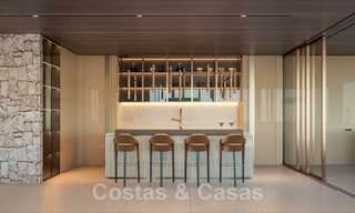 Majestic, contemporary new villa for sale with sublime sea views in the hills of La Quinta in Benahavis - Marbella 46443 