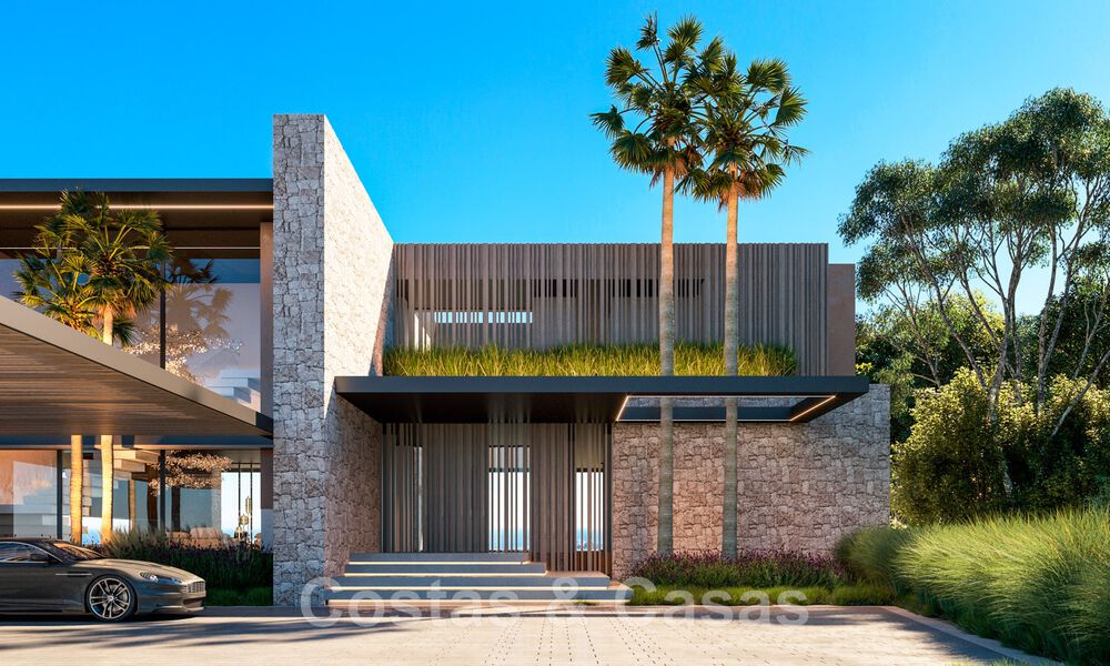 Majestic, contemporary new villa for sale with sublime sea views in the hills of La Quinta in Benahavis - Marbella 46446