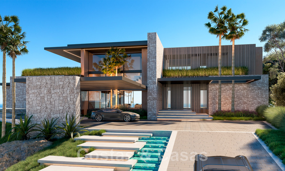 Majestic, contemporary new villa for sale with sublime sea views in the hills of La Quinta in Benahavis - Marbella 46447