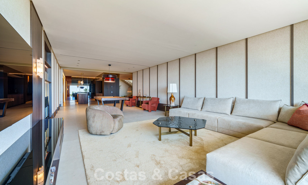 Majestic, contemporary new villa for sale with sublime sea views in the hills of La Quinta in Benahavis - Marbella 786674