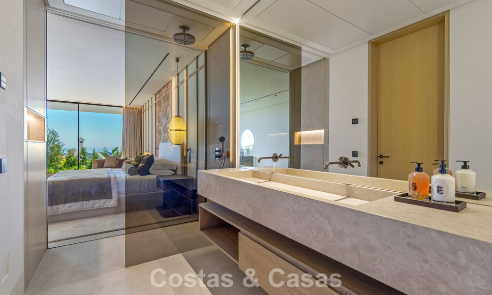 Majestic, contemporary new villa for sale with sublime sea views in the hills of La Quinta in Benahavis - Marbella 786678