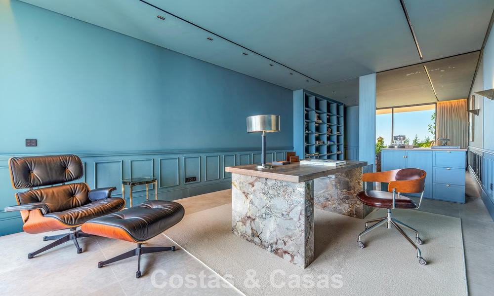 Majestic, contemporary new villa for sale with sublime sea views in the hills of La Quinta in Benahavis - Marbella 786682
