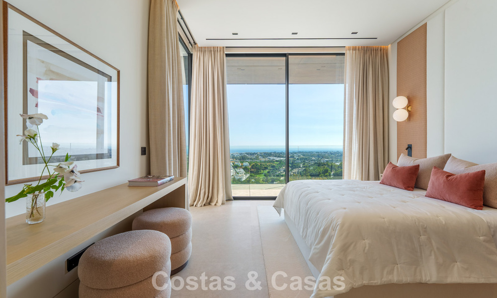 Majestic, contemporary new villa for sale with sublime sea views in the hills of La Quinta in Benahavis - Marbella 786685