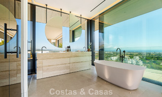 Majestic, contemporary new villa for sale with sublime sea views in the hills of La Quinta in Benahavis - Marbella 786688 