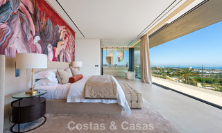 Majestic, contemporary new villa for sale with sublime sea views in the hills of La Quinta in Benahavis - Marbella 786690 