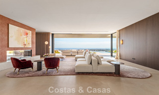 Majestic, contemporary new villa for sale with sublime sea views in the hills of La Quinta in Benahavis - Marbella 786694 