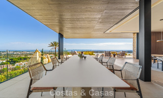 Majestic, contemporary new villa for sale with sublime sea views in the hills of La Quinta in Benahavis - Marbella 786700 
