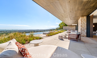 Majestic, contemporary new villa for sale with sublime sea views in the hills of La Quinta in Benahavis - Marbella 786703 