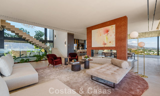 Majestic, contemporary new villa for sale with sublime sea views in the hills of La Quinta in Benahavis - Marbella 786706 