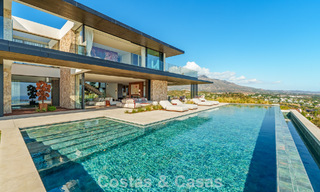 Majestic, contemporary new villa for sale with sublime sea views in the hills of La Quinta in Benahavis - Marbella 786707 