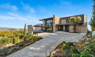 Majestic, contemporary new villa for sale with sublime sea views in the hills of La Quinta in Benahavis - Marbella 786708 