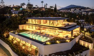 Majestic, contemporary new villa for sale with sublime sea views in the hills of La Quinta in Benahavis - Marbella 786710