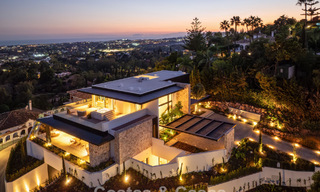 Majestic, contemporary new villa for sale with sublime sea views in the hills of La Quinta in Benahavis - Marbella 786711 