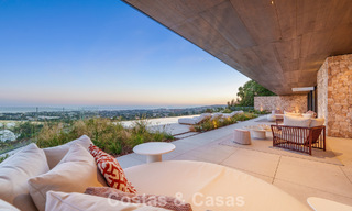 Majestic, contemporary new villa for sale with sublime sea views in the hills of La Quinta in Benahavis - Marbella 786712 