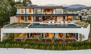 Majestic, contemporary new villa for sale with sublime sea views in the hills of La Quinta in Benahavis - Marbella 786722 