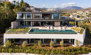 Majestic, contemporary new villa for sale with sublime sea views in the hills of La Quinta in Benahavis - Marbella 786724 