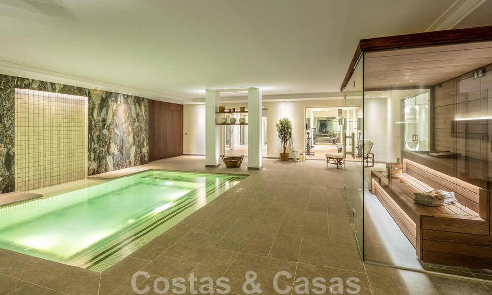 Spectacular luxury villa for sale in a Mediterranean architectural style in the prestigious Sierra Blanca villa district on Marbella's Golden Mile 46222