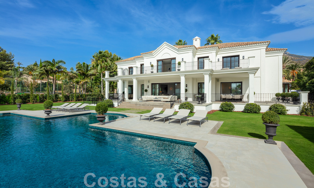 Spectacular luxury villa for sale in a Mediterranean architectural style in the prestigious Sierra Blanca villa district on Marbella's Golden Mile 46246