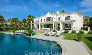 Spectacular luxury villa for sale in a Mediterranean architectural style in the prestigious Sierra Blanca villa district on Marbella's Golden Mile 46246 