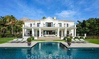 Spectacular luxury villa for sale in a Mediterranean architectural style in the prestigious Sierra Blanca villa district on Marbella's Golden Mile 46247 