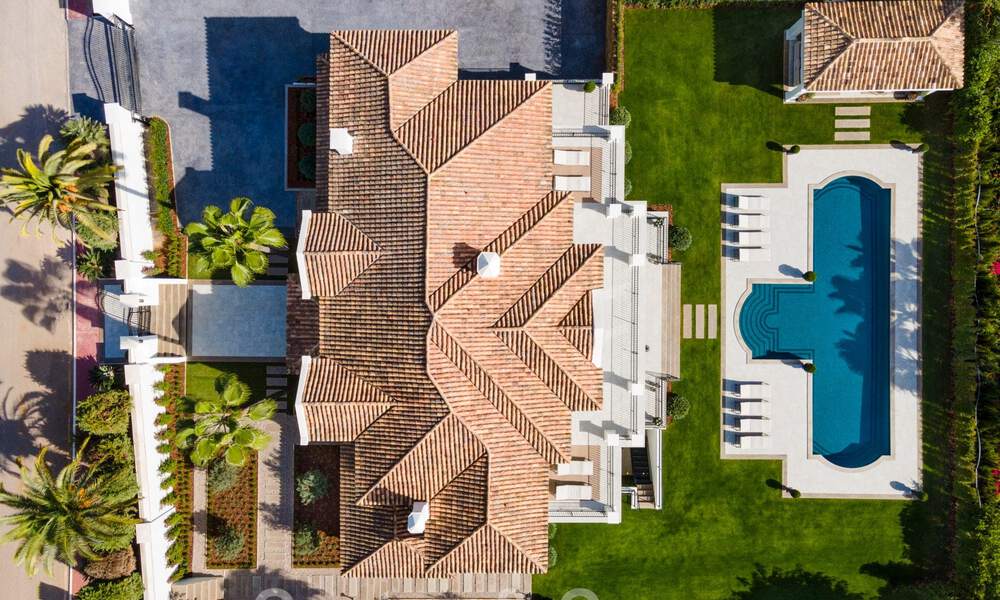 Spectacular luxury villa for sale in a Mediterranean architectural style in the prestigious Sierra Blanca villa district on Marbella's Golden Mile 46258