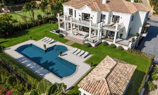 Spectacular luxury villa for sale in a Mediterranean architectural style in the prestigious Sierra Blanca villa district on Marbella's Golden Mile 46260 