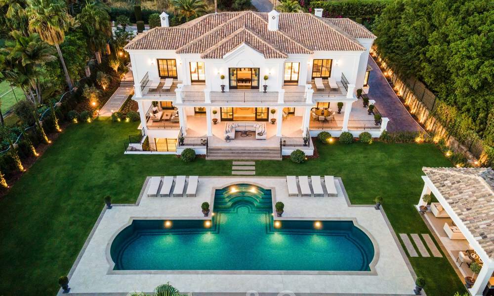 Spectacular luxury villa for sale in a Mediterranean architectural style in the prestigious Sierra Blanca villa district on Marbella's Golden Mile 46261