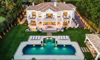 Spectacular luxury villa for sale in a Mediterranean architectural style in the prestigious Sierra Blanca villa district on Marbella's Golden Mile 46261 