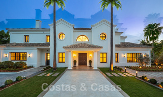 Spectacular luxury villa for sale in a Mediterranean architectural style in the prestigious Sierra Blanca villa district on Marbella's Golden Mile 46264 