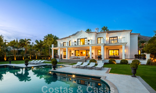 Spectacular luxury villa for sale in a Mediterranean architectural style in the prestigious Sierra Blanca villa district on Marbella's Golden Mile 46265 