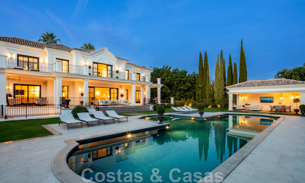 Spectacular luxury villa for sale in a Mediterranean architectural style in the prestigious Sierra Blanca villa district on Marbella's Golden Mile 46267