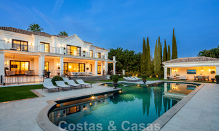 Spectacular luxury villa for sale in a Mediterranean architectural style in the prestigious Sierra Blanca villa district on Marbella's Golden Mile 46267 