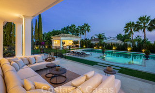 Spectacular luxury villa for sale in a Mediterranean architectural style in the prestigious Sierra Blanca villa district on Marbella's Golden Mile 46268 